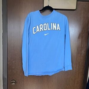 Nike Light Blue Carolina Long Sleeve Shirt